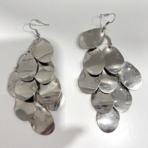Silver fun drop earrings